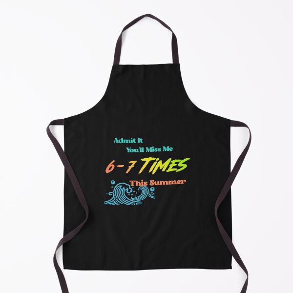 Item preview, Admit It You'll Miss Me 6-7 Times This Summer Funny Summer Vacation Shirt designed and sold by La-Nuna.