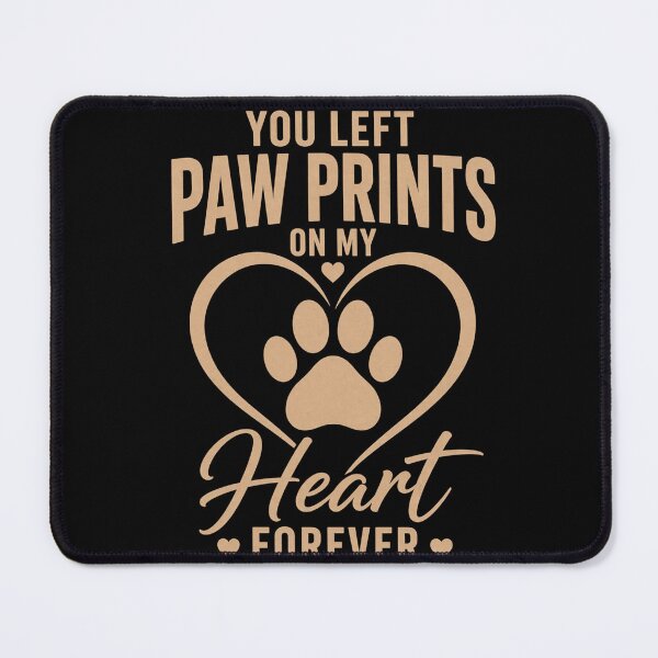 Item preview, You Left Paw Prints On My Heart Forever – Dog Memorial Shirt, Pet Loss Gift, Dog Lover Tribute Design designed and sold by RALYSHOP.