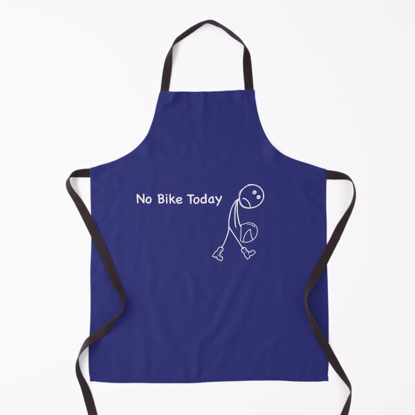 Item preview, No Bike Today sad stick figure humour motorcycle designed and sold by Lunevalleyart.