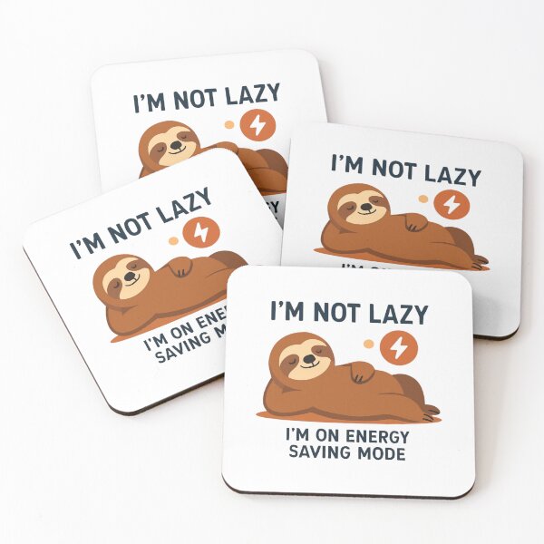 Item preview, Lazy Humor Shirt – Energy Saving Mode Funny Work Quote designed and sold by PeterskyDesign.