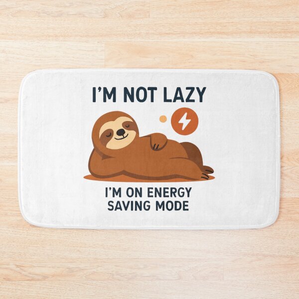 Item preview, Lazy Humor Shirt – Energy Saving Mode Funny Work Quote designed and sold by PeterskyDesign.