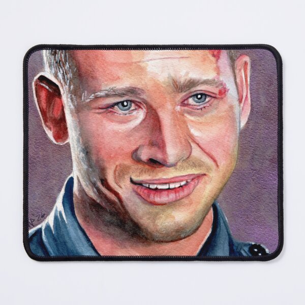Item preview, Portrait of Evan Buckley designed and sold by sidewinder-art.