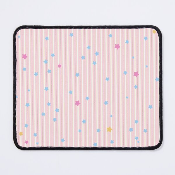 Item preview, Little Twinkle Stars on Pink-White Stripe Pattern designed and sold by kindacute-shop.