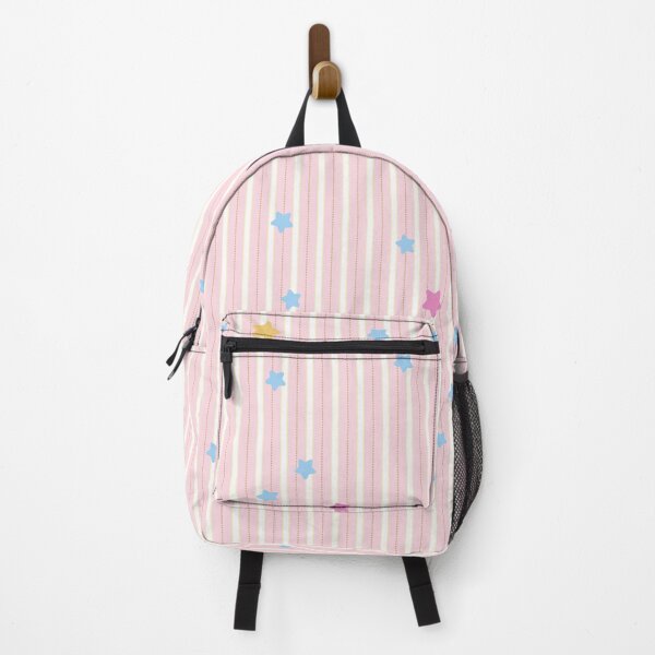 Item preview, Little Twinkle Stars on Pink-White Stripe Pattern designed and sold by kindacute-shop.