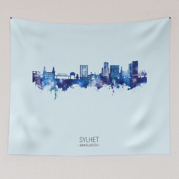 Item preview, Sylhet Bangladesh Skyline designed and sold by ArtPrints.