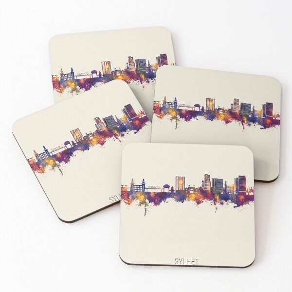 Item preview, Sylhet Bangladesh Skyline designed and sold by ArtPrints.