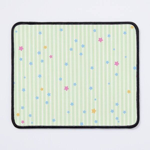 Item preview, Little Twinkle Stars on Green-White Stripe Pattern designed and sold by kindacute-shop.