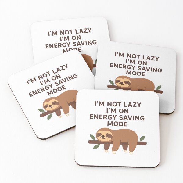 Item preview, Lazy Humor Shirt – Energy Saving Mode Funny Work Quote v2 designed and sold by PeterskyDesign.