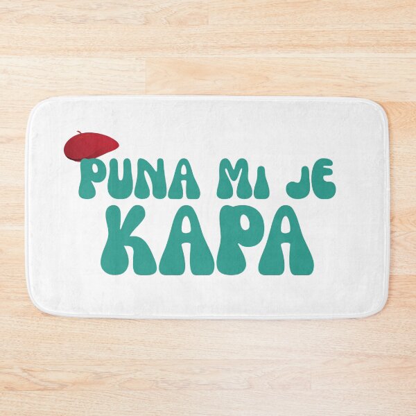 Item preview, Puna Mi Je Kapa Retro Sarcastic Quote designed and sold by Ziva26.