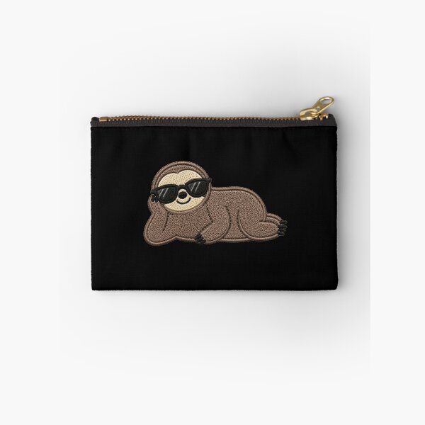Item preview, Cool Sloth Sunglasses Embroidery Design – Lazy Streetwear Vibe, Chill Aesthetic Animal designed and sold by ColorSplash123.