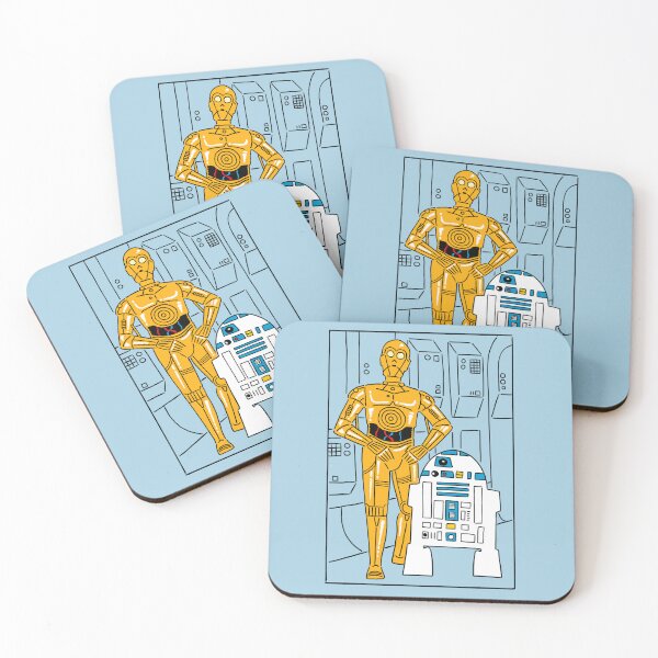 Item preview, Star Wars Droids - Sci-Fi Robot Squad Illustration designed and sold by ZERO-MIND.