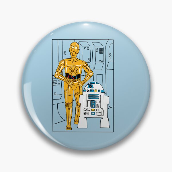 Item preview, Star Wars Droids - Sci-Fi Robot Squad Illustration designed and sold by ZERO-MIND.