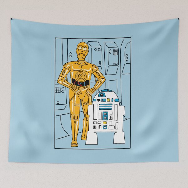 Item preview, Star Wars Droids - Sci-Fi Robot Squad Illustration designed and sold by ZERO-MIND.