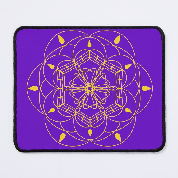 Item preview, Elegant Golden Floral Geometry - Minimalist Line Art Flower designed and sold by SolutionsArt.