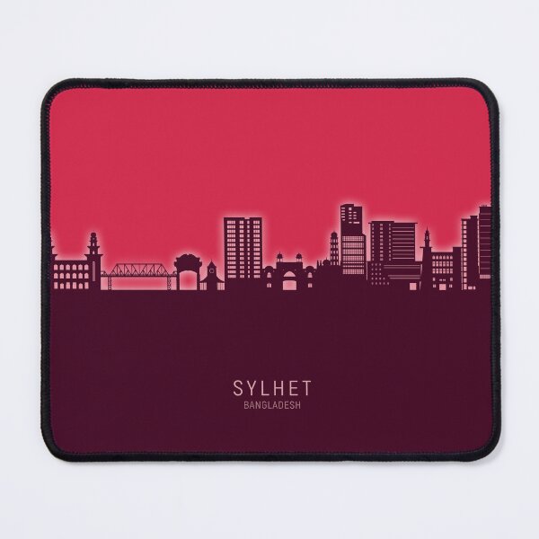 Item preview, Sylhet Bangladesh Skyline designed and sold by ArtPrints.