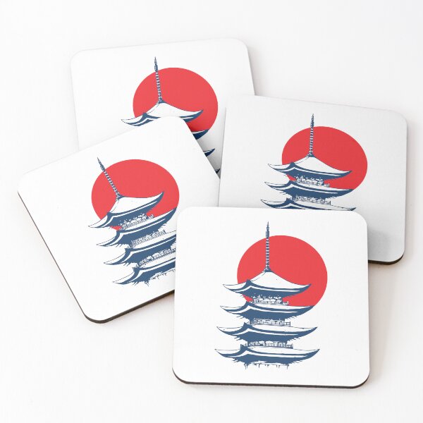 Item preview, Japanese Temple designed and sold by the-craft-shop.