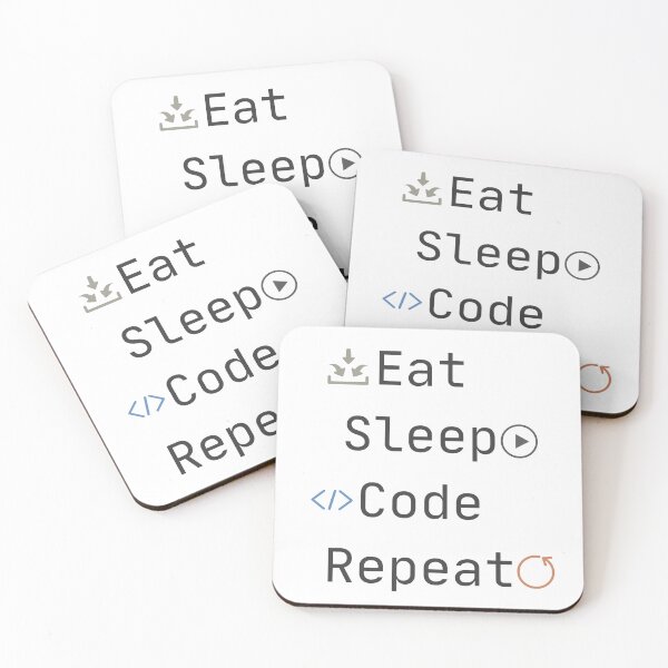 Item preview, Eat Sleep Code Repeat designed and sold by Rehnair.