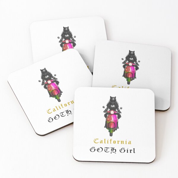 Item preview, California Goth Girl with text  designed and sold by Glitch Ink.