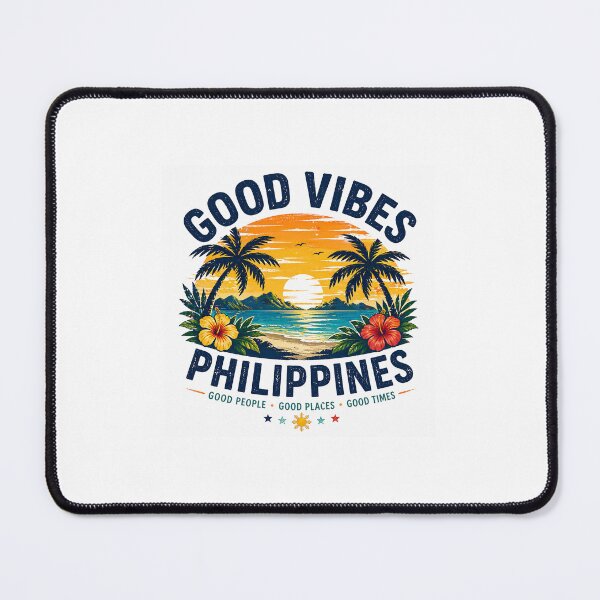 Item preview, Good Vibes Philippines Design Tropical Beach and Sunset designed and sold by la-vie-aux-philippines.