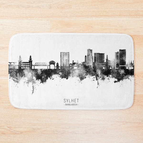 Item preview, Sylhet Bangladesh Skyline designed and sold by ArtPrints.