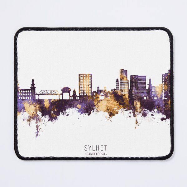 Item preview, Sylhet Bangladesh Skyline designed and sold by ArtPrints.