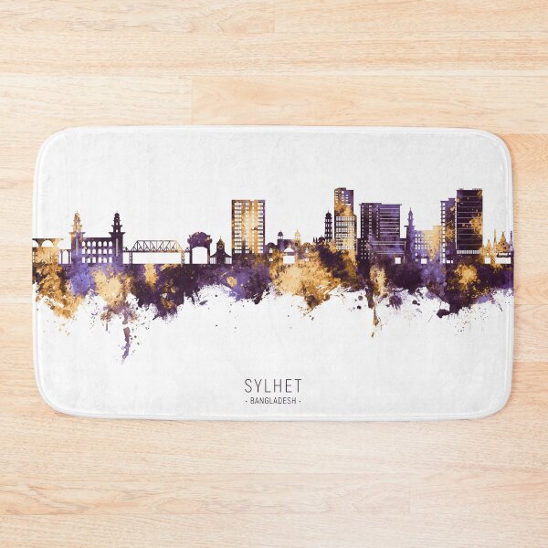 Item preview, Sylhet Bangladesh Skyline designed and sold by ArtPrints.