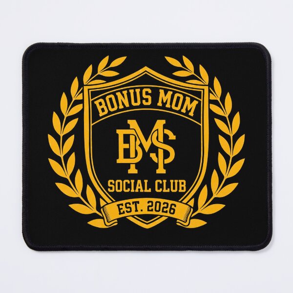 Item preview, Bonus Mom Social Club Collegiate Crest designed and sold by KelliesGrafix.