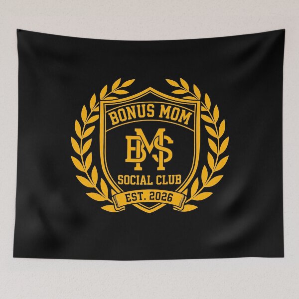 Item preview, Bonus Mom Social Club Collegiate Crest designed and sold by KelliesGrafix.