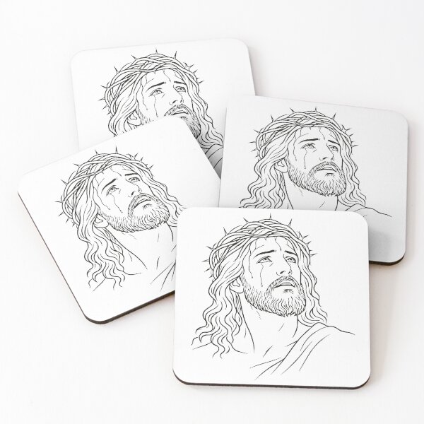 Item preview, Jesus Crown of Thorns Line Art designed and sold by IslaryCreation.