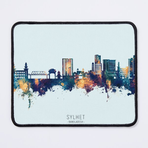 Item preview, Sylhet Bangladesh Skyline designed and sold by ArtPrints.
