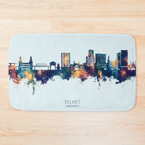 Item preview, Sylhet Bangladesh Skyline designed and sold by ArtPrints.