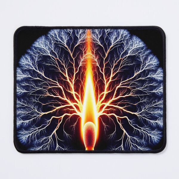 Item preview, Kirlian Match, Ai Generated Art designed and sold by ACC .