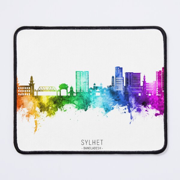 Item preview, Sylhet Bangladesh Skyline designed and sold by ArtPrints.