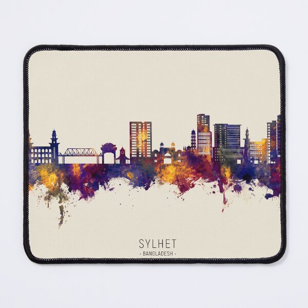 Item preview, Sylhet Bangladesh Skyline designed and sold by ArtPrints.