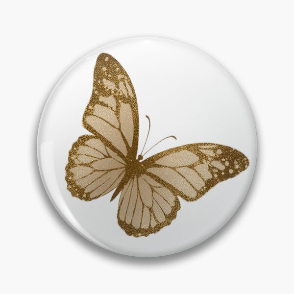Item preview, Golden Vintage Butterfly designed and sold by Kritiveemporio.