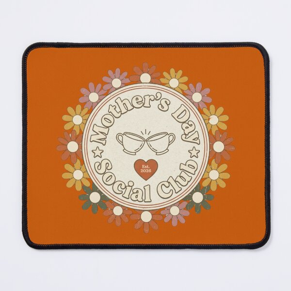 Item preview, Retro Mother's Day Social Club Floral Crest designed and sold by KelliesGrafix.