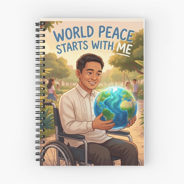 Item preview, AI Art - World Peace Starts with Me designed and sold by Whimsyful Designs.