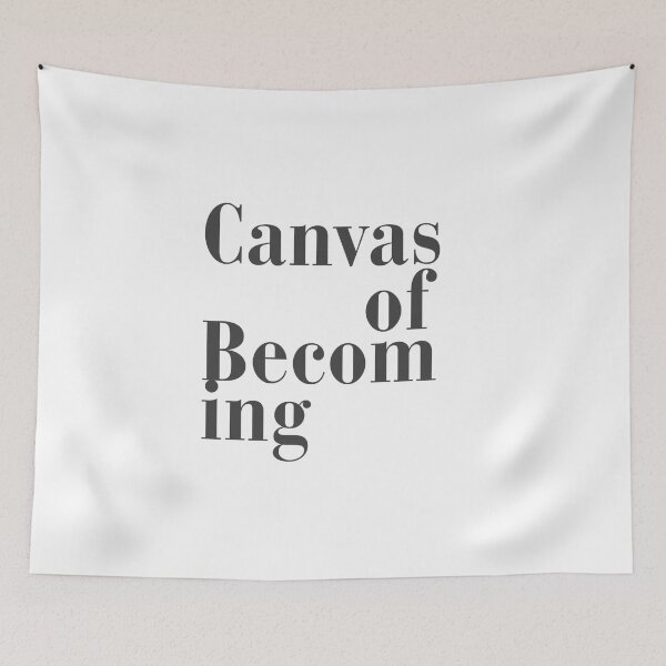 Item preview, Canvas of Becoming - Artistic Serif Typography (Black Lettering) designed and sold by districtmarket.
