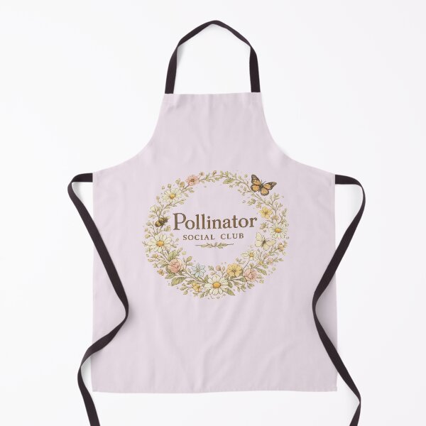 Item preview, Pollinator Social Club Vintage Cottagecore Garden Design designed and sold by Bratak.