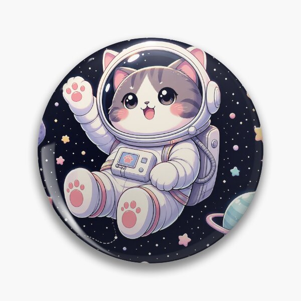 Item preview, Cute Astronaut Cat Aesthetic Space designed and sold by ghallen64.