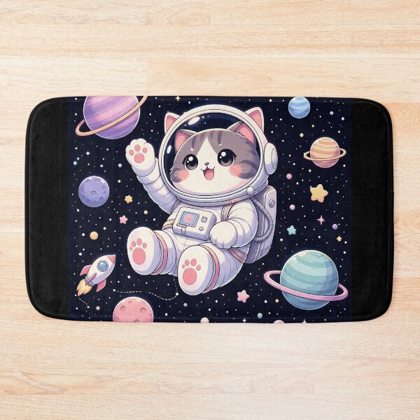Item preview, Cute Astronaut Cat Aesthetic Space designed and sold by ghallen64.