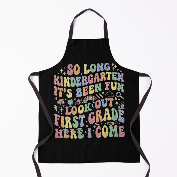 Item preview, Chalkboard Kindergarten Graduation First Grade Here I Come School T designed and sold by Im-Ara.