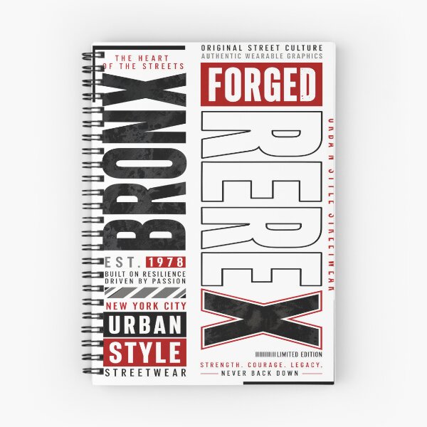 Item preview, Bronx  Forged In Fire Urban Style Streetwear Authentic Wearable Graphic designed and sold by KLERIKSTORE.
