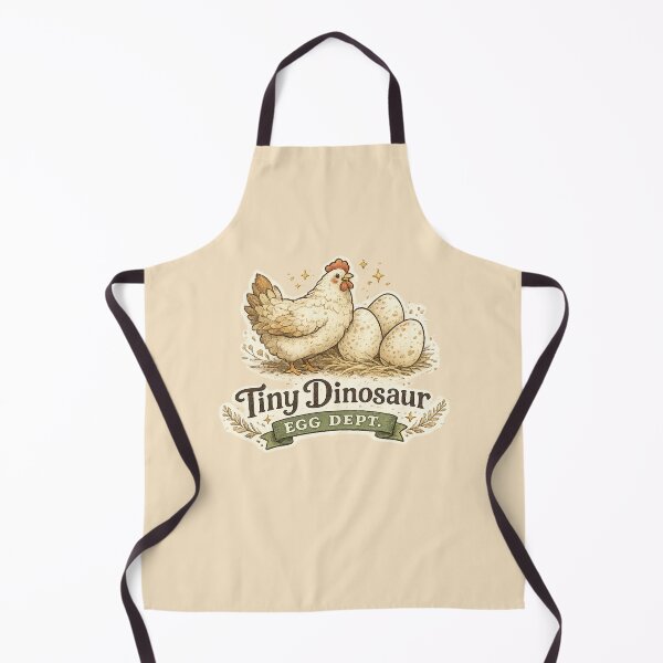 Item preview, Tiny Dinosaur Egg Dept Funny Backyard Chicken Keeper Design designed and sold by Bratak.