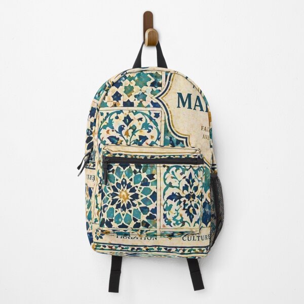 Item preview, Moroccan Blue Tile Pattern – Zellige Artisan Design designed and sold by hlldz.