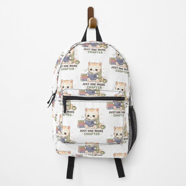Item preview, Just One More Chapter Cat | Cute Kawaii Aesthetic | Book Lover Reading Design  designed and sold by The Mood Index.