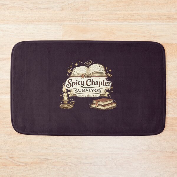 Item preview, Spicy Chapter Survivor Dark Academia Booktok Reader Design designed and sold by Bratak.