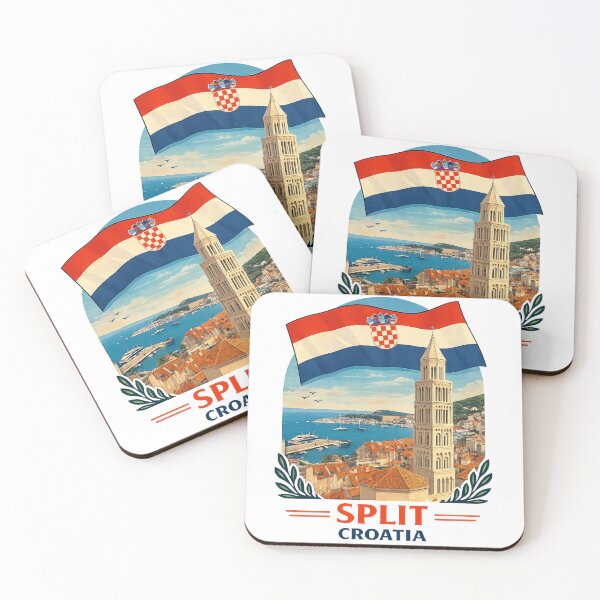 Item preview, Croatia Travel Poster designed and sold by yunamaliskova.
