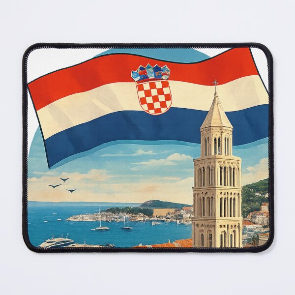Item preview, Croatia Travel Poster designed and sold by yunamaliskova.