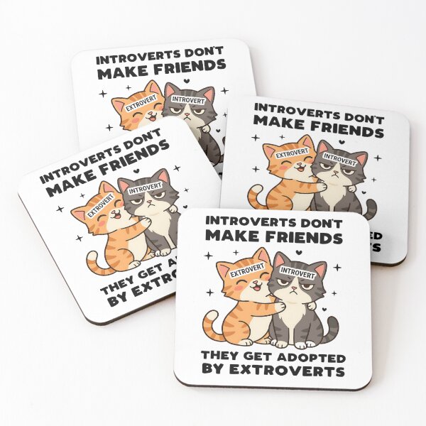 Item preview, Introverts don't make friends. designed and sold by mksjr.